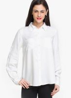 Oxolloxo White Solid Shirt