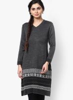 People Grey Acrylic Kurta