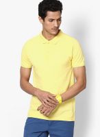 Phosphorus Yellow Solid Polo T-Shirts