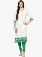 Prakhya Green Printed Kurta