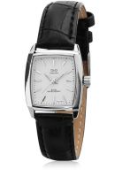 Q&Q P331J301Y Black/White Analog Watch