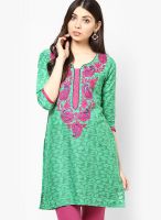 Riya Green Printed Kurtis