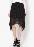 SbuyS Black Flared Skirt