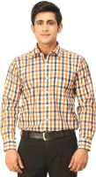 Seven Days Men's Checkered Formal Multicolor Shirt