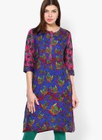 Shree Blue Printed Kurta