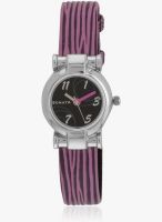 Sonata 8944Sl02 Purple/Black Analog Watch