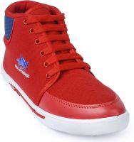 Super Matteress Red-127 Sneakers(Red, Blue)