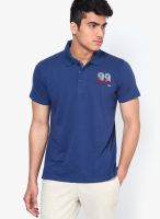 TBASE Blue Polo T Shirt