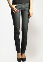 The Vanca Solid Black/Grey Jeans