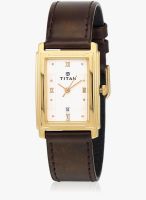 Titan Karishma ND1956YL01-K100 White/Black Analog Watch