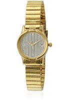 Titan Ne2490Ym04 Gold/Gold Analog Watch