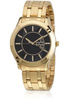 Titan Regalia 1627YM03 Gold/Black Analog Watch