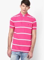 Tommy Hilfiger PINK HALF SLEEVE POLO T-SHIRT