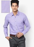 Turtle Striped Purple Formal Shirt