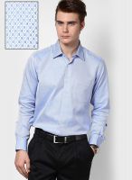 Van Heusen Light Blue Regular Fit Formal Shirt