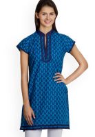 Vani Blue Printed Kurtis
