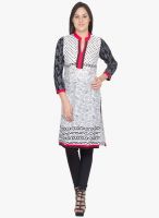 Vani White Printed Kurtis