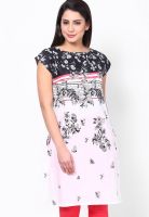 W White Printed Kurtis