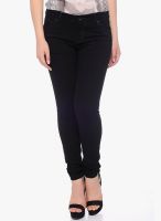 Xblues Black Solid Jeans