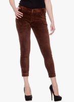 Xblues Brown Solid Jeans