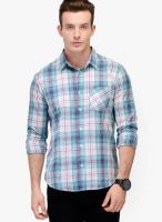 Yepme White Checks Casual Shirt