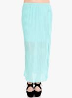 109F Aqua Blue Pencil Skirt