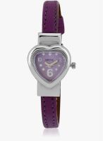 Adine Ad-1231 Purple/Purple Analog Watch