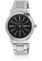 Adine Ad-625 Silver/Black Analog Watch