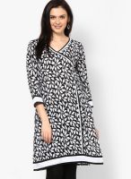 Aum Black Printed Kurtis