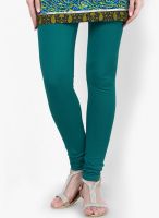 Aurelia Green Solid Churidar