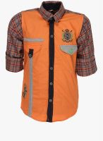 Bad Boys Orange Casual Shirt