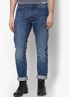 Bellfield Dark Tapered Fit Rainwash Jeans