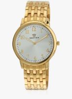 Bentex Ra3001Gp Golden/Silver Analog Watch