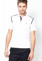 Berge White Solid Polo T-Shirts