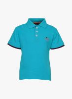 Cool Quotient Blue Polo T-Shirt