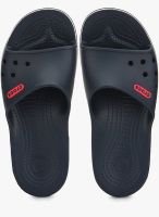 Crocs Crocband Lopro Slide Navy Blue Flip Flops