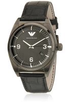 Emporio Armani AR0368 Black/Black Analog Watch