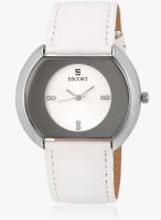 Escort E-1600-59 White/Silver Analog Watch