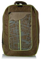 Fastrack AC003NGR01AB Non Leather Green Laptop Backpack
