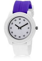 Fastrack Tees Nd3062Pp09 White Analog Watch