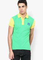 Fifa Yellow Solid Polo T-Shirt