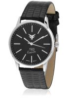 Figo GL-003BLK Black/Black Analog Watch