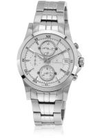 Florence F8060Ppp Silver/White Chronograph Watch