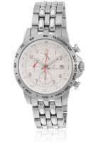 Florence F8064Pppw Silver/White Chronograph Watch