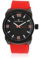 Giani Bernard Carbon Swing I Gb-112 Red/Black Analog Watch