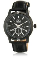 Gio Collection G0067-01 Black Analog Watch
