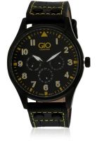 Gio Collection G0068-02 Black Analog Watch