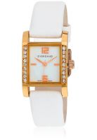 Giordano P9295 White/Rose Gold Analog Watch