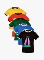 Gkiidz Pack Of 5 Assorted T-Shirts