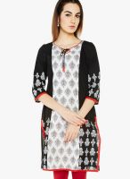 Globus Black Printed Kurtis